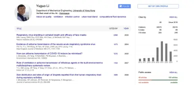 Profil Yuguo Li na Google Scholar Profil Yuguo Li