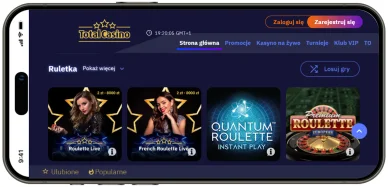 Ruletka w Total Casino Ruletka