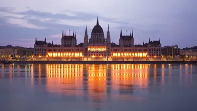 Budapeszt Budynek węgierskiego parlamentu