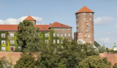 Trasy zamek na Wawelu Baszta Sandomierska