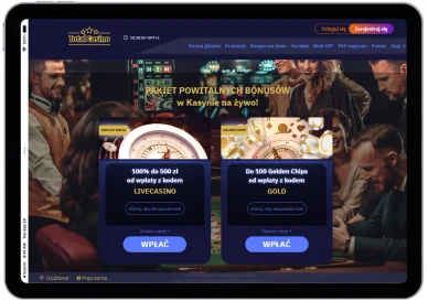 Bonus powitalny w kasynie na żywo Total Casino Bonus powitalny w kasynie na żywo