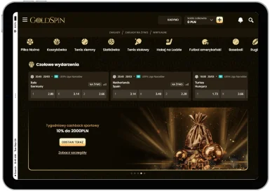 Zakłady GoldSpin Zakłady i wirtualne sporty