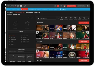 Kasyno na żywo w Megapari Kasyno na żywo