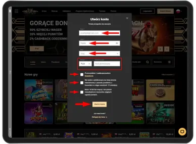 Procedura rejestracji w PanCasino Procedura rejestracji w Pan Casino