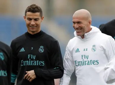 Cristiano Ronaldo i Zinedine Zidane Ronaldo i Zinedine Zidane