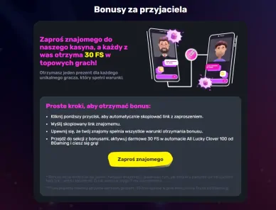 Zaproś znajomego do kasyna Slottyway Zaproś znajomego do kasyna