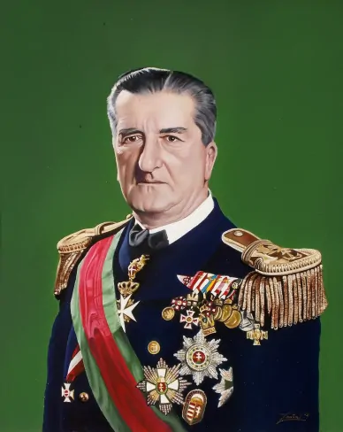 Polityk i oficer wojskowy Miklós Horthy Miklos Horty